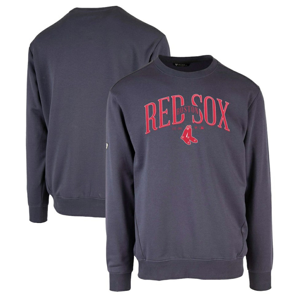 MLB Boston Red Sox Levelwear Zane Cooperstown Collection Retro Spellout Pullover Sweatshirt