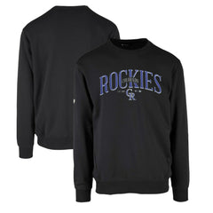 MLB Colorado Rockies Levelwear Zane Cooperstown Collection Retro Spellout Pullover Sweatshirt