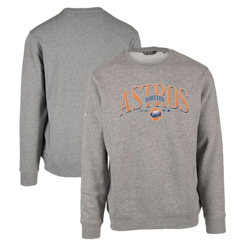 MLB Houston Astros Levelwear Zane Cooperstown Collection Retro Spellout Pullover Sweatshirt