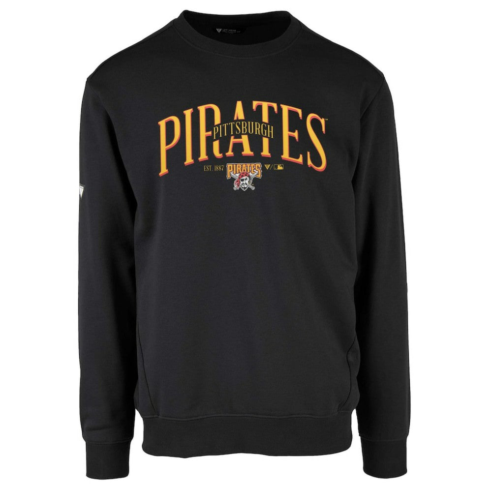 MLB Pittsburgh Pirates Levelwear Zane Cooperstown Collection Retro Spellout Pullover Sweatshirt