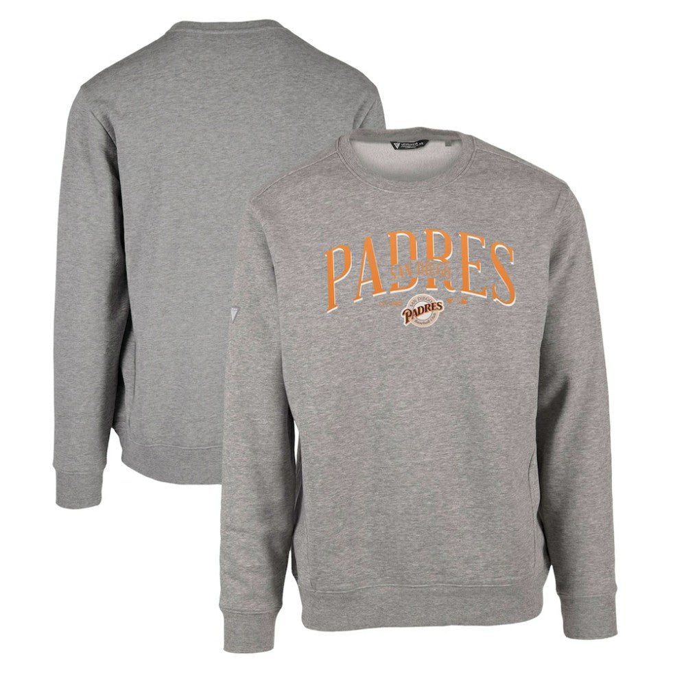 MLB San Diego Padres Levelwear Zane Cooperstown Collection Retro Spellout Pullover Sweatshirt