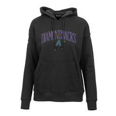 MLB Arizona Diamondbacks Levelwear Women's Adorn Cooperstown Collection Retro Spellout Pullover Hoodie