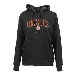 MLB Baltimore Orioles Levelwear Women's Adorn Cooperstown Collection Retro Spellout Pullover Hoodie