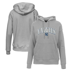 MLB New York Yankees Levelwear Women's Adorn Cooperstown Collection Retro Spellout Pullover Hoodie