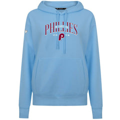 MLB Philadelphia Phillies Levelwear Women's Adorn Cooperstown Collection Retro Spellout Pullover Hoodie