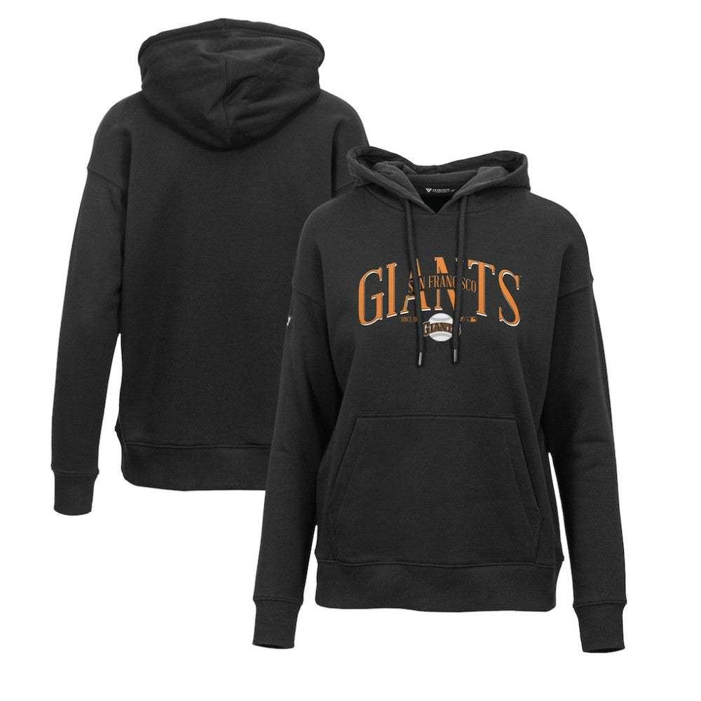 MLB San Francisco Giants Levelwear Women's Adorn Cooperstown Collection Retro Spellout Pullover Hoodie