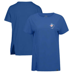 MLB Texas Rangers Levelwear Women's Influx Cooperstown Core Logo T-Shirt