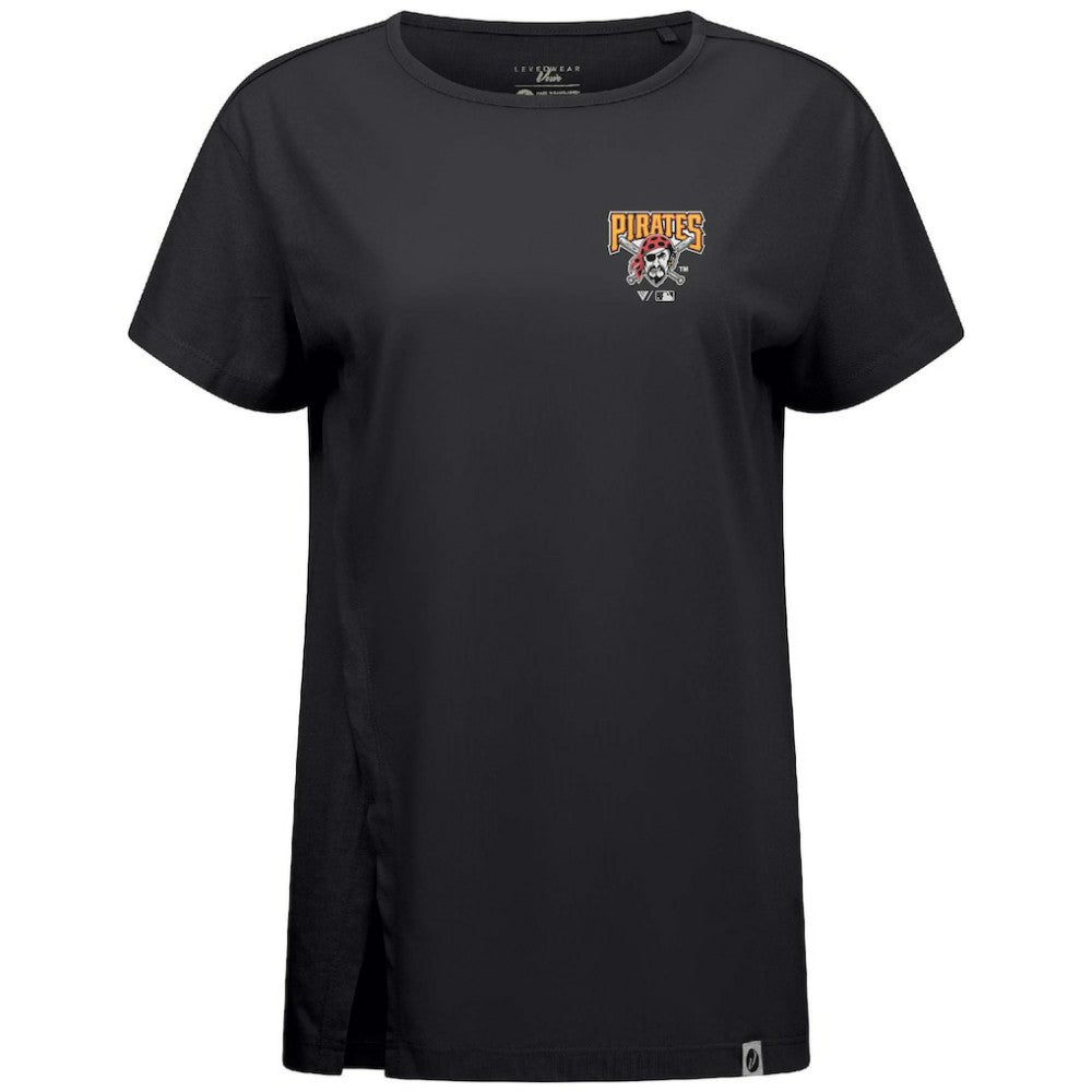 MLB Pittsburgh Pirates Levelwear Women's Influx Cooperstown Core Logo T-Shirt
