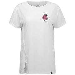 MLB Atlanta Braves Levelwear Women's Influx Cooperstown Core Logo T-Shirt