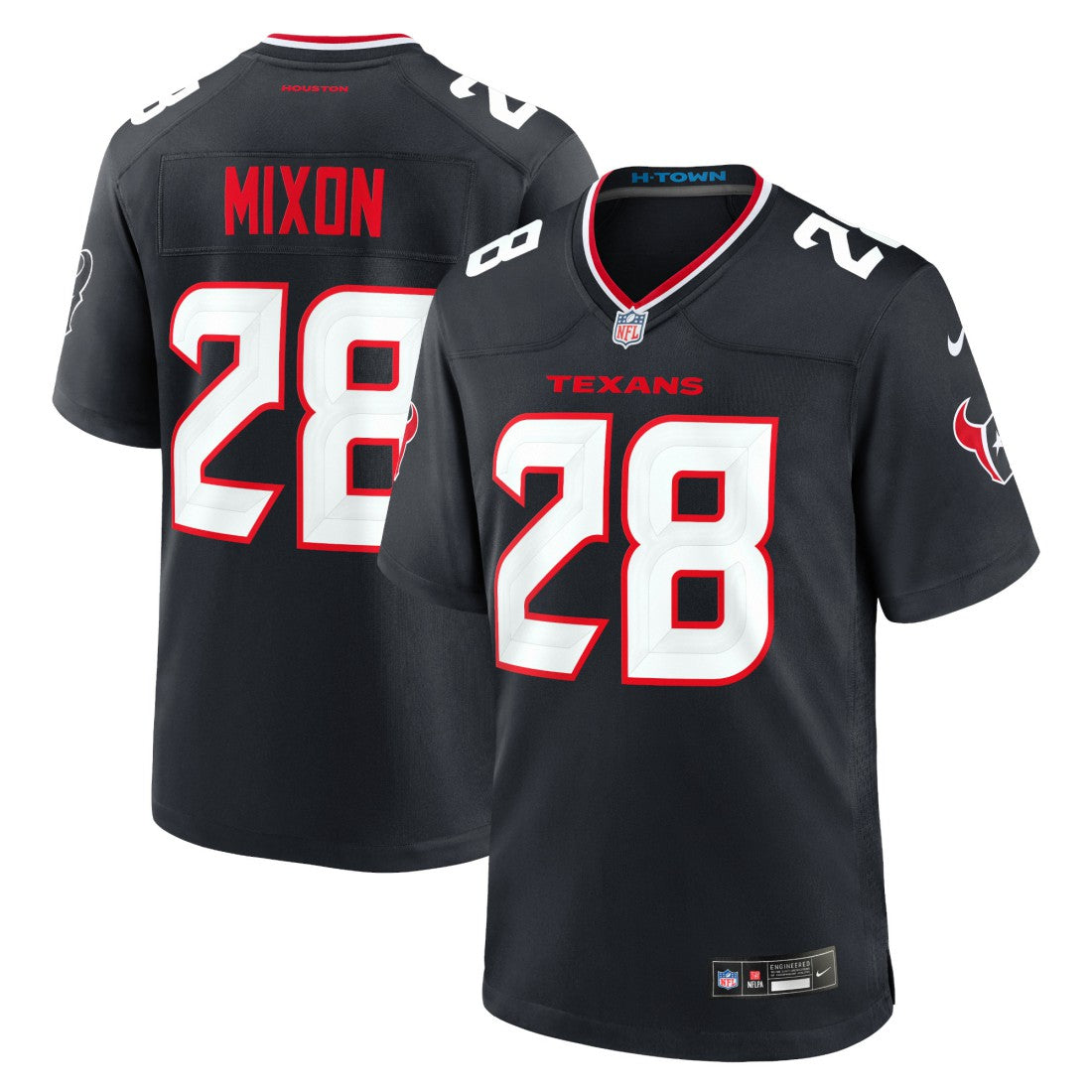 Joe Mixon  Game Jersey - Houston Texans