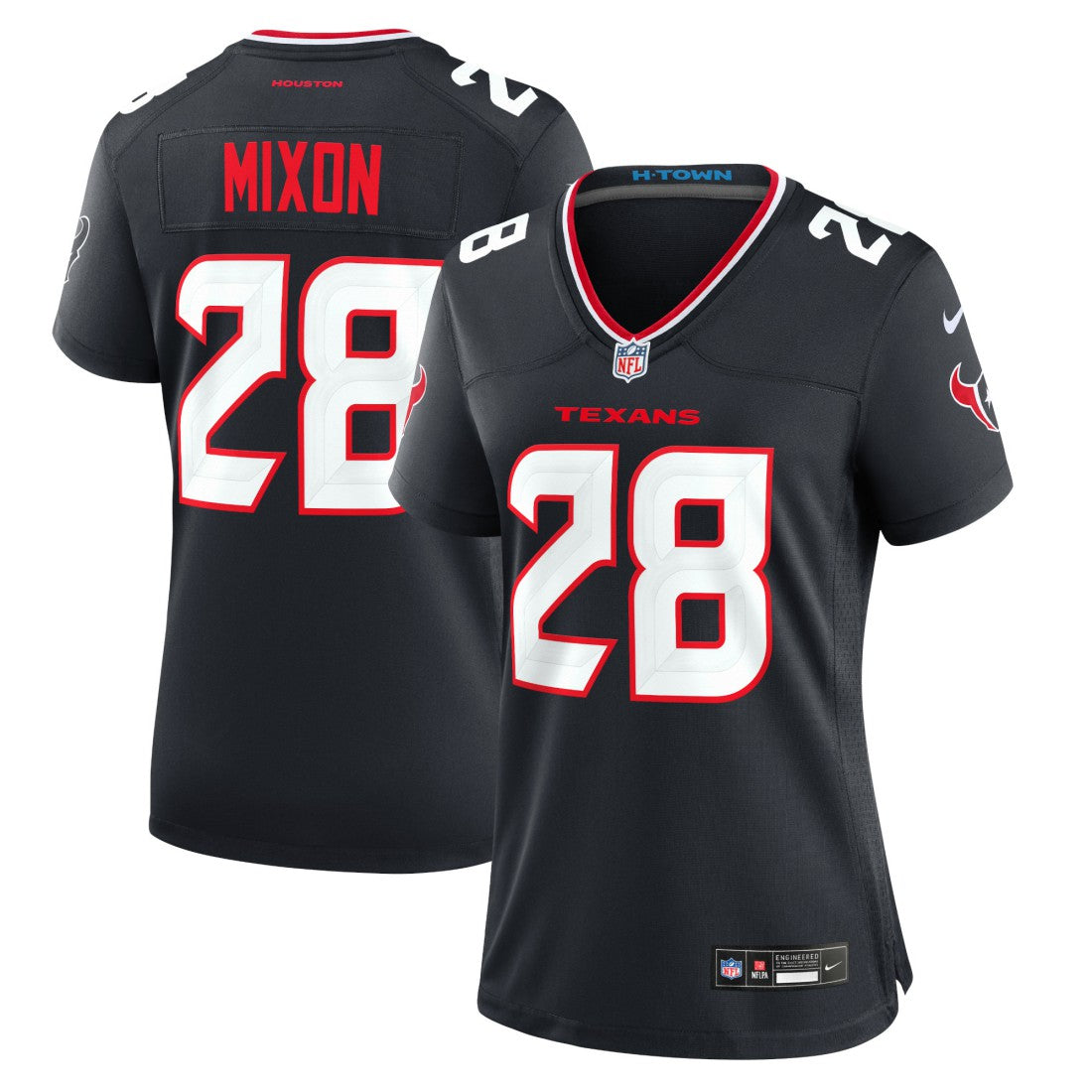 Joe Mixon  Women's Game Jersey - Houston Texans
