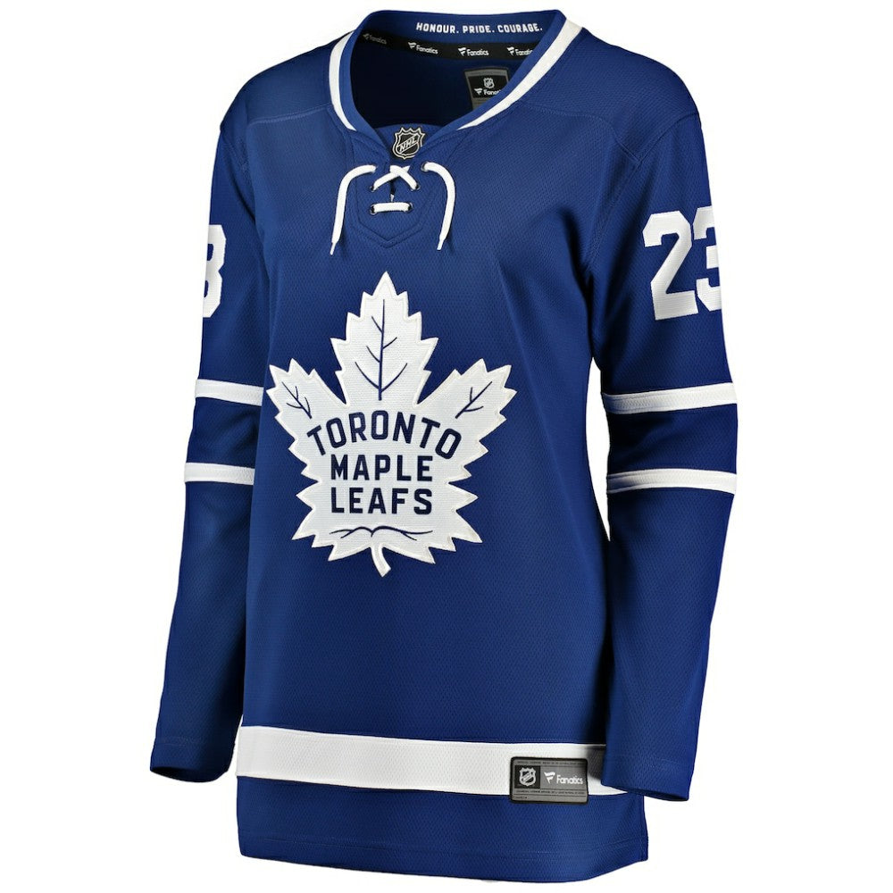 NHL Blue Matthew Knies Toronto Maple Leafs Fanatics Women's Home Breakaway Jersey