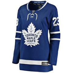 NHL Blue Matthew Knies Toronto Maple Leafs Fanatics Women's Home Breakaway Jersey