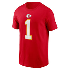 Xavier Worthy  Name & Number T-Shirt - Kansas City Chiefs