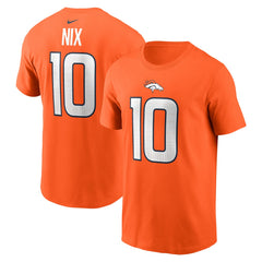 Bo Nix  Name & Number T-Shirt - Denver Broncos
