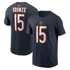 Rome Odunze  Name & Number T-Shirt - Chicago Bears