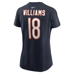 Caleb Williams  Women's Name & Number T-Shirt - Chicago Bears