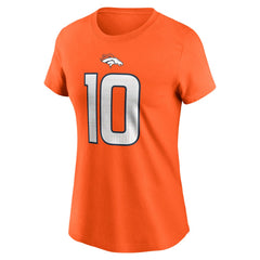 Bo Nix  Women's Name & Number T-Shirt - Denver Broncos