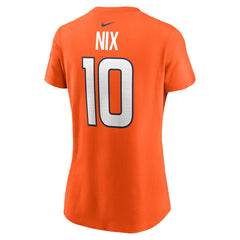 Bo Nix  Women's Name & Number T-Shirt - Denver Broncos
