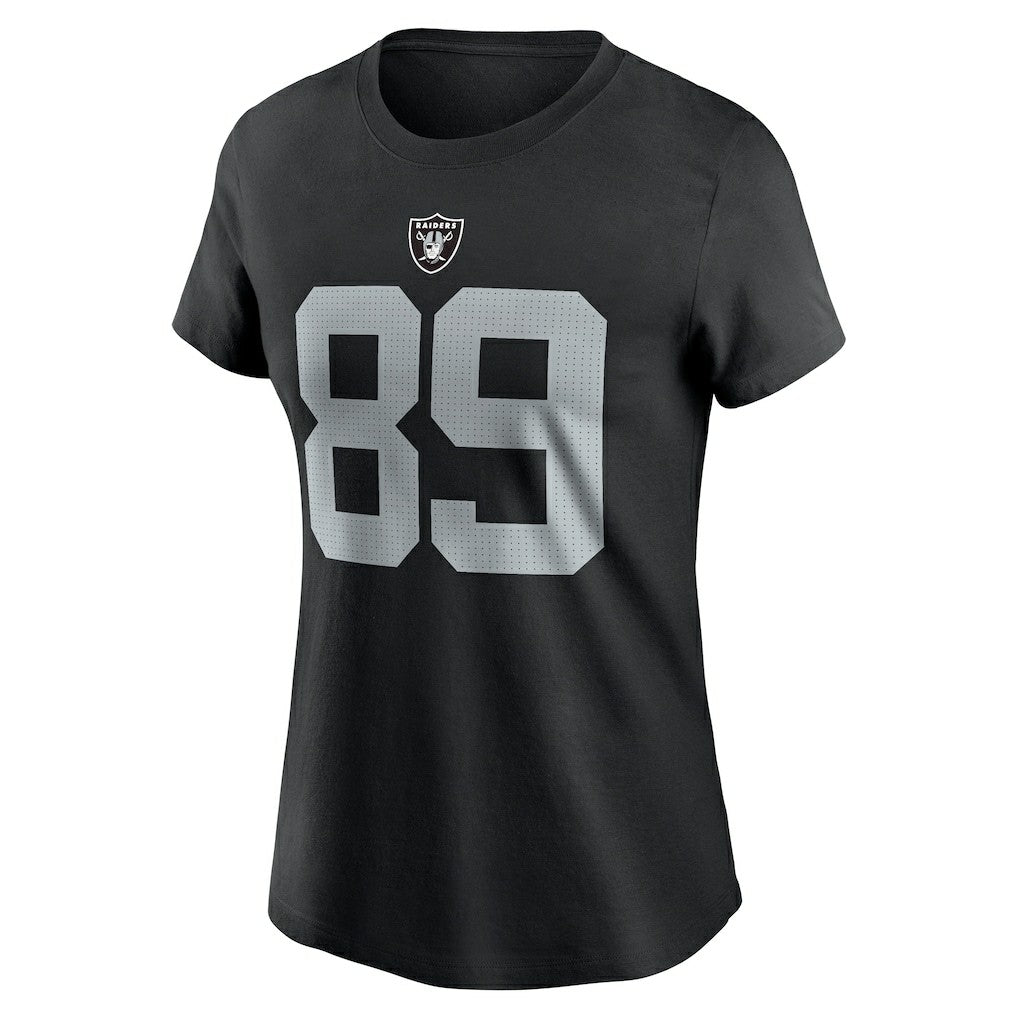 Brock Bowers  Women's Player Name & Number T-Shirt - Las Vegas Raiders