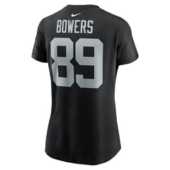 Brock Bowers  Women's Player Name & Number T-Shirt - Las Vegas Raiders