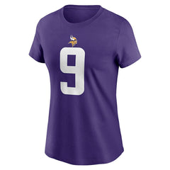 J.J. McCarthy  Women's Name & Number T-Shirt - Minnesota Vikings
