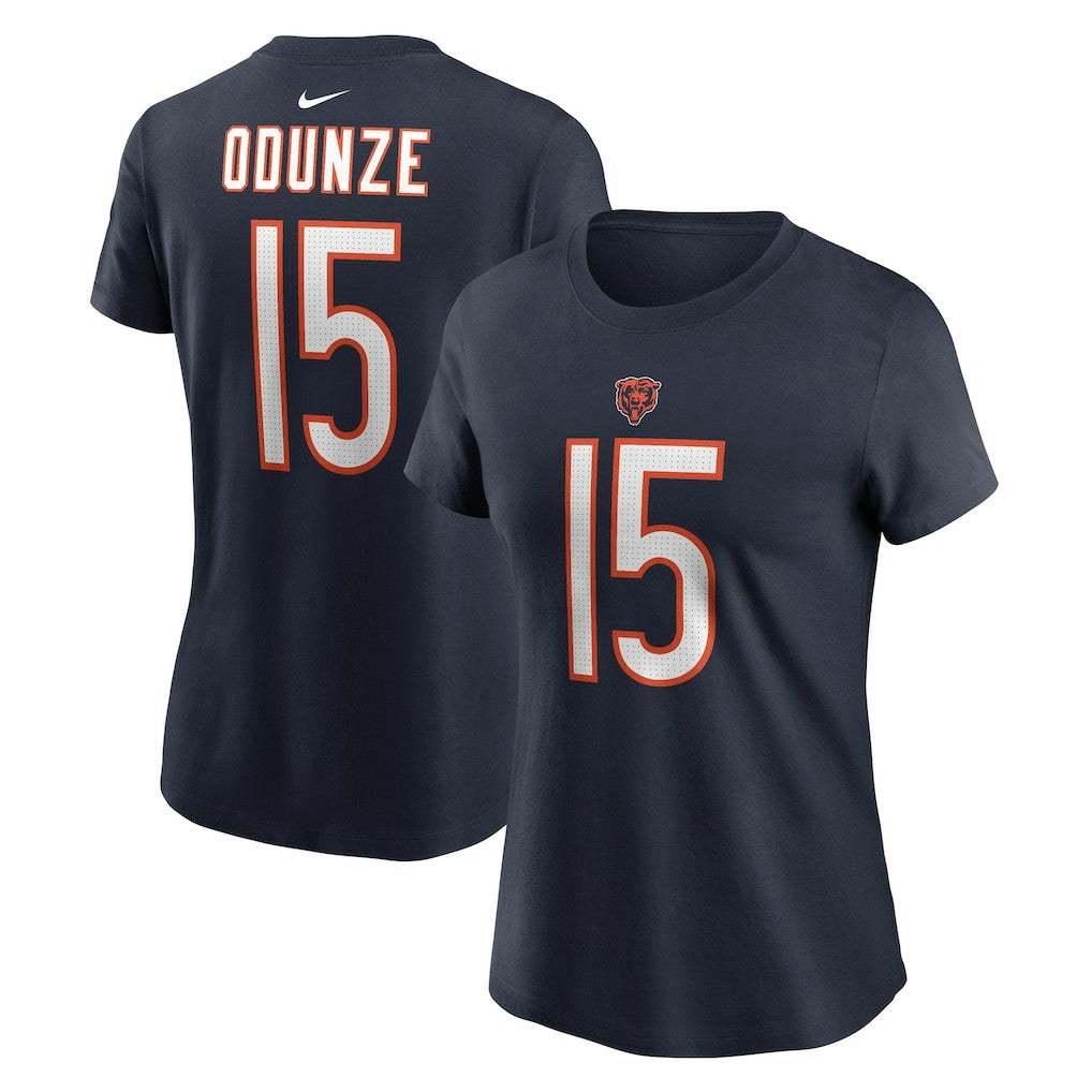 Rome Odunze  Women's Name & Number T-Shirt - Chicago Bears