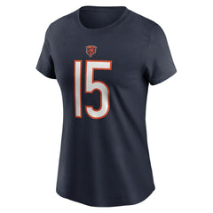 Rome Odunze  Women's Name & Number T-Shirt - Chicago Bears