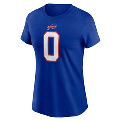 Keon Coleman  Women's Player Name & Number T-Shirt - Buffalo Bills