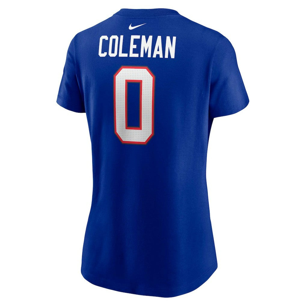 Keon Coleman  Women's Player Name & Number T-Shirt - Buffalo Bills