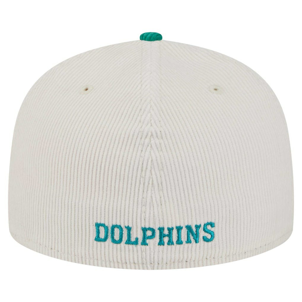Throwback Corduroy 59FIFTY Fitted Hat - Miami Dolphins