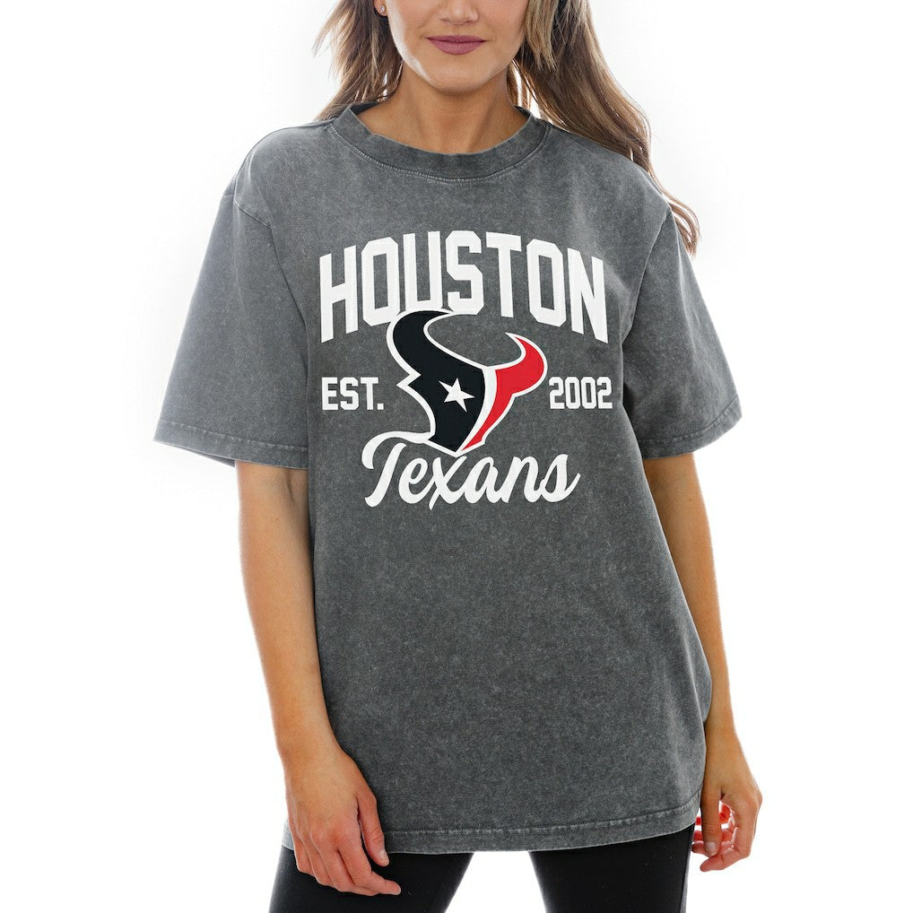 Gameday Couture Women's Tackle Titan Relaxed Fit T-Shirt - Houston Texans
