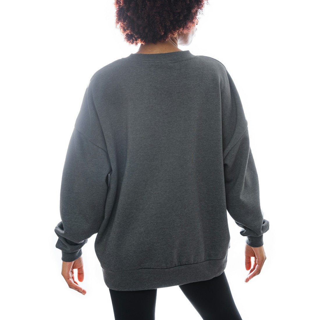 Gameday Couture Women's Oversized Long Weekend Premium Fleece Drop Shoulder Pullover Sweatshirt - Houston Texans