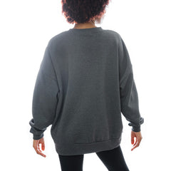 Gameday Couture Women's Oversized Long Weekend Premium Fleece Drop Shoulder Pullover Sweatshirt - Houston Texans