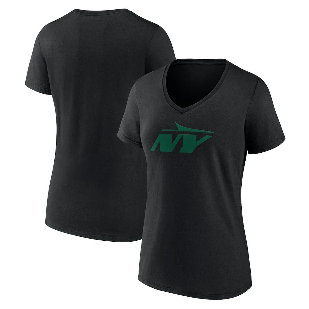 Women's Secondary Logo V-Neck T-Shirt - New York Jets