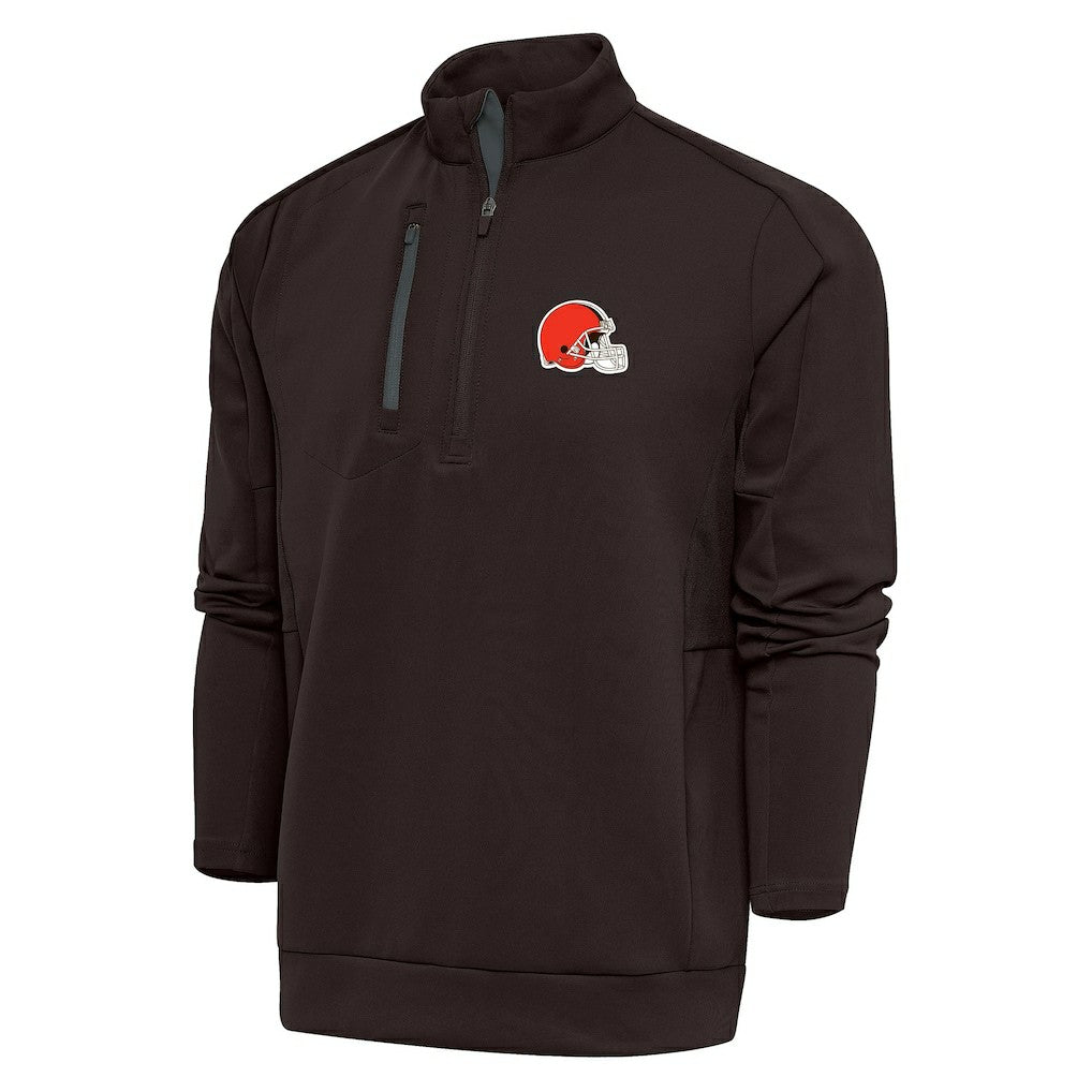 Antigua Generation Quarter-Zip Pullover Top - Cleveland Browns