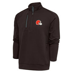 Antigua Generation Quarter-Zip Pullover Top - Cleveland Browns