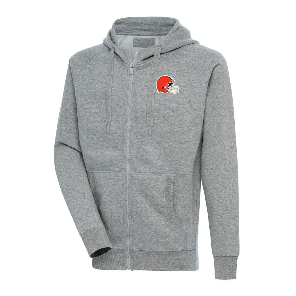 Antigua Big & Tall Victory Full-Zip Hoodie - Cleveland Browns