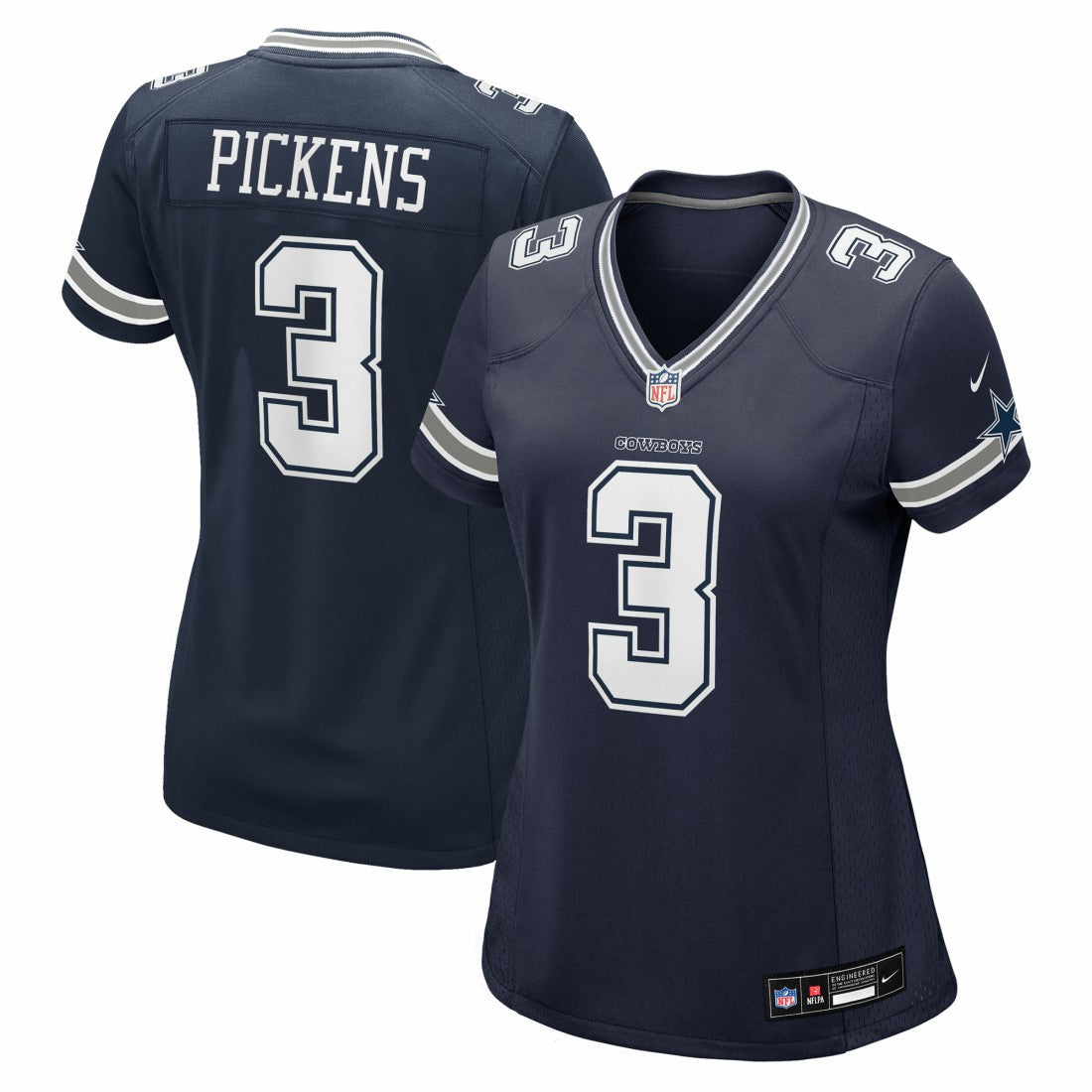 George Pickens  Women's Game Jersey - Dallas Cowboys