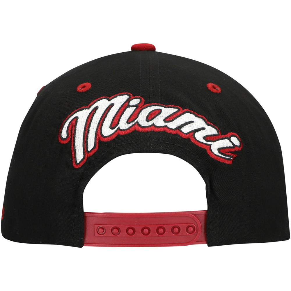 NBA Miami Heat Backside Script Two-Tone Pro Crown Adjustable Hat