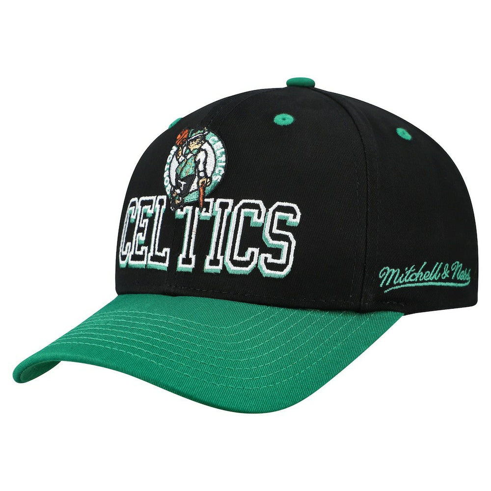 NBA Boston Celtics Backside Script 2-Tone Pro Crown Adjustable Hat