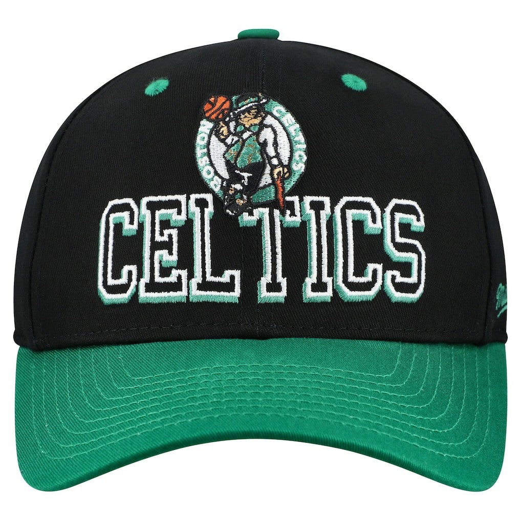 NBA Boston Celtics Backside Script 2-Tone Pro Crown Adjustable Hat