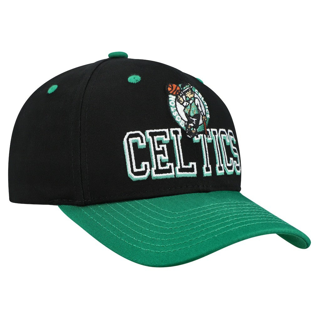 NBA Boston Celtics Backside Script 2-Tone Pro Crown Adjustable Hat