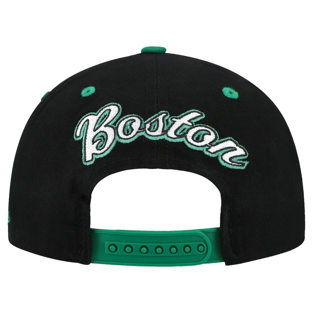 NBA Boston Celtics Backside Script 2-Tone Pro Crown Adjustable Hat