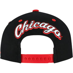 NBA Chicago Bulls Backside Script 2-Tone Pro Crown Adjustable Hat
