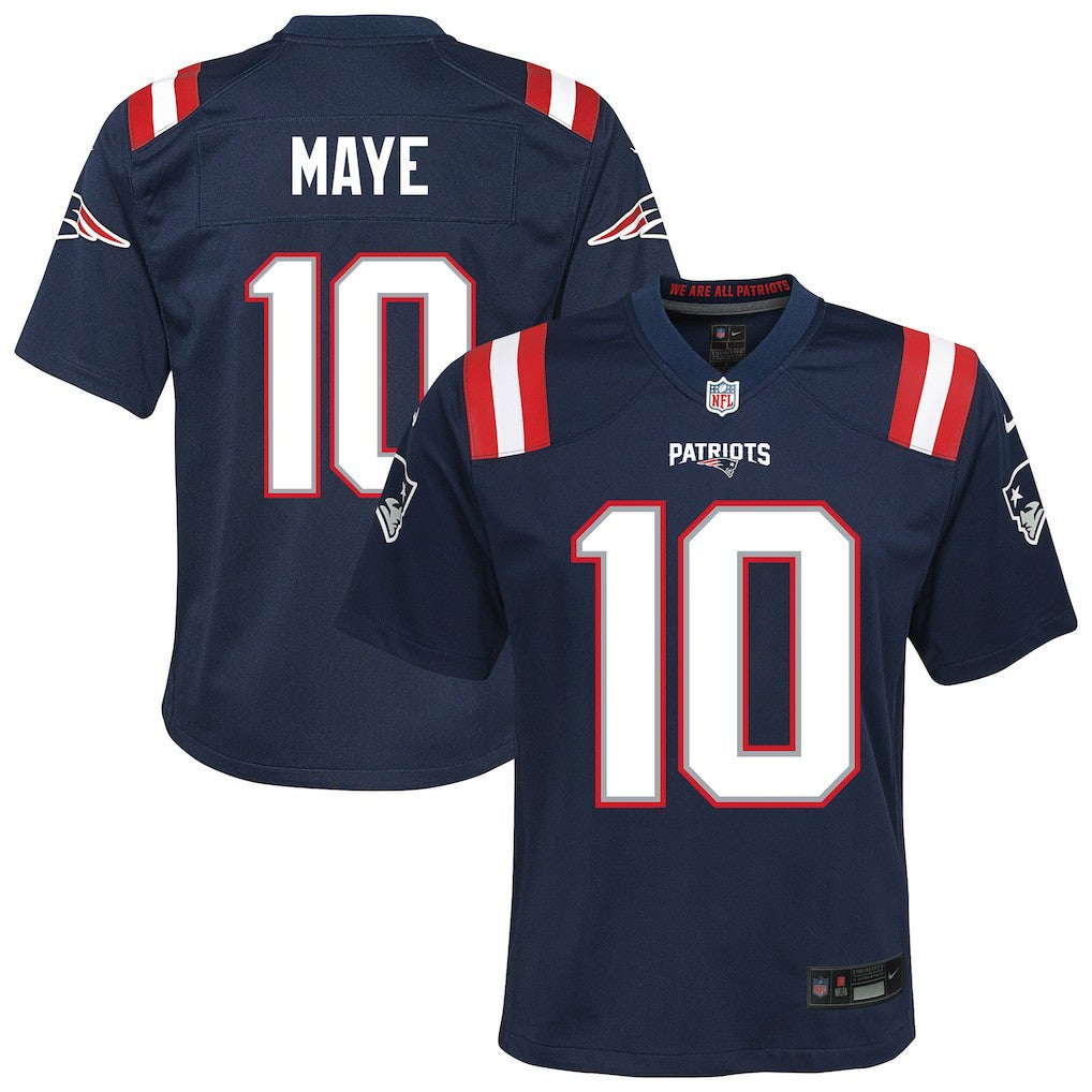 Drake Maye  Youth Game Jersey - New England Patriots