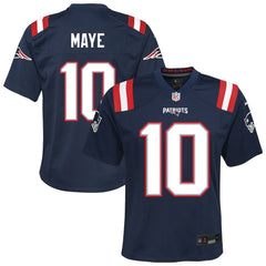 Drake Maye  Youth Game Jersey - New England Patriots