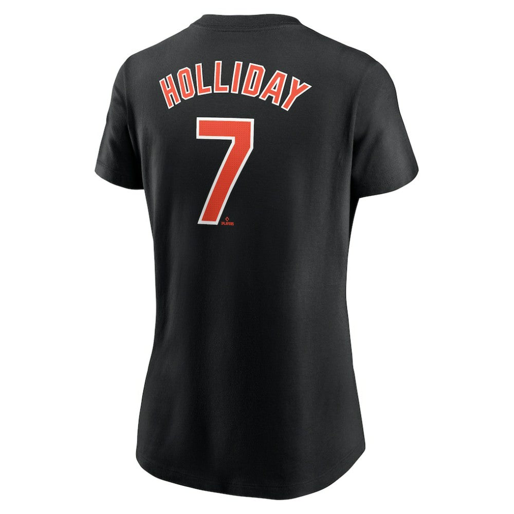 MLB Jackson Holliday Baltimore Orioles Nike Women's Cooperstown Collection Fuse Name & Number T-Shirt