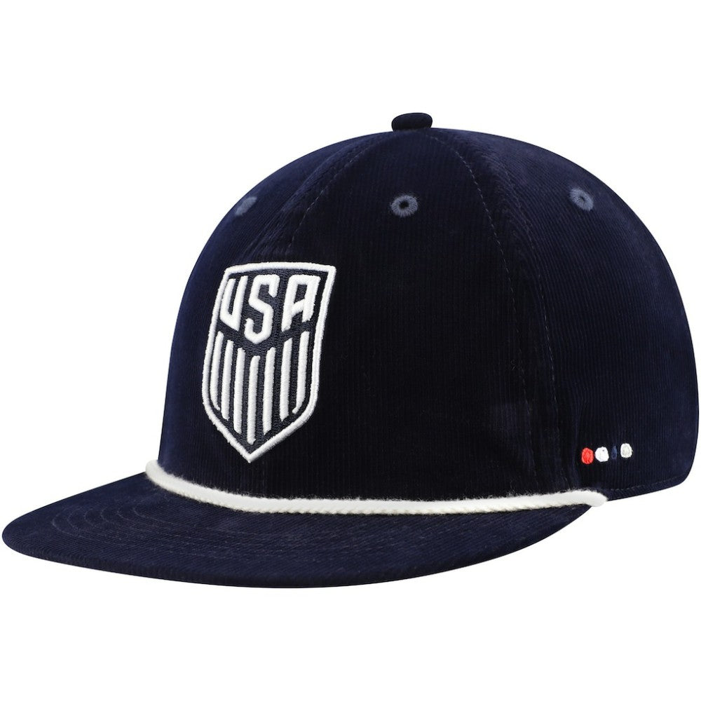 USMNT Unisex Snow Beach Corduroy Adjustable Hat -  Navy