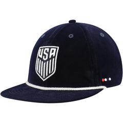 USMNT Unisex Snow Beach Corduroy Adjustable Hat -  Navy